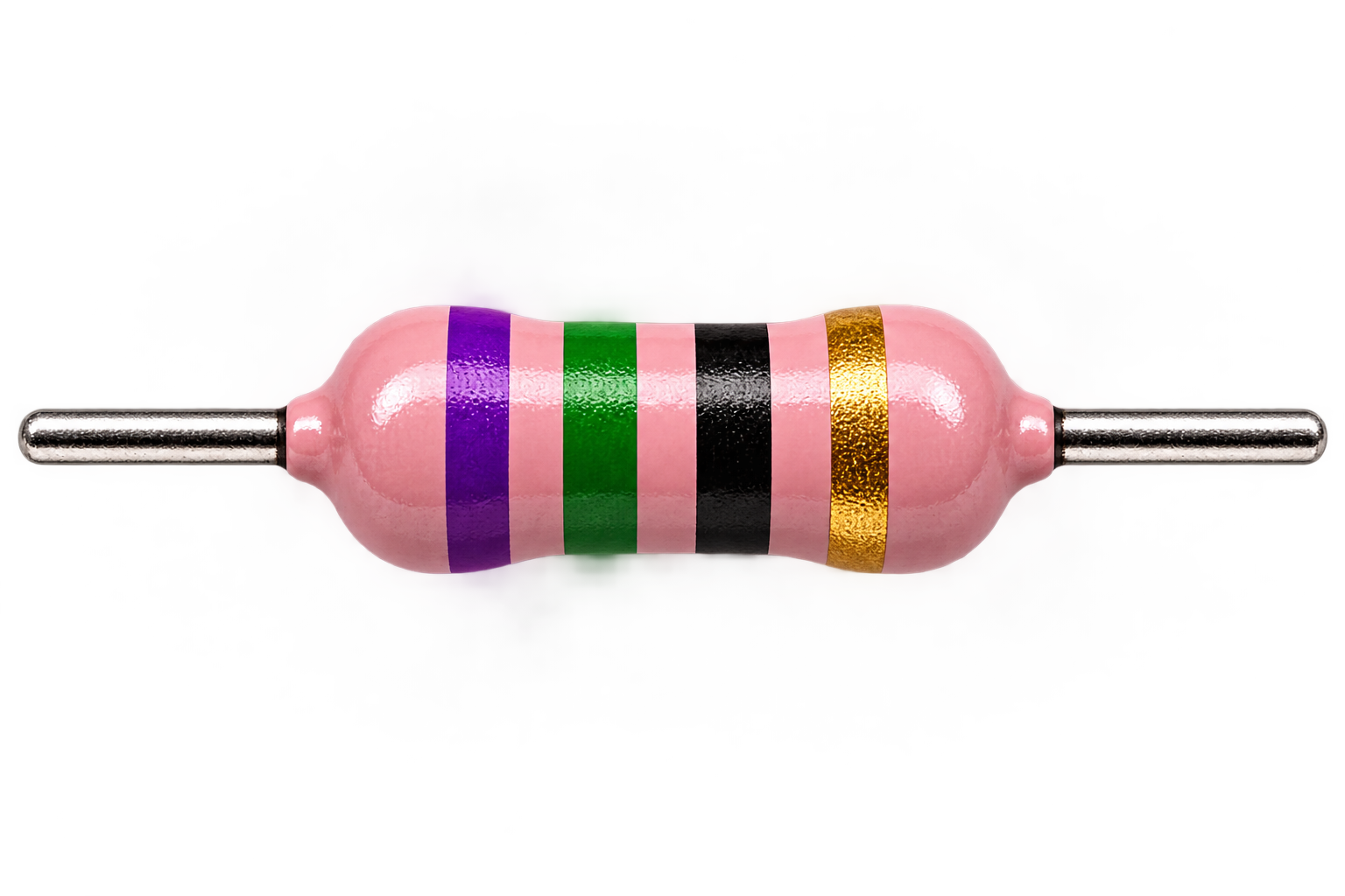 Resistor 75ohms 0.25 watt 5% dip