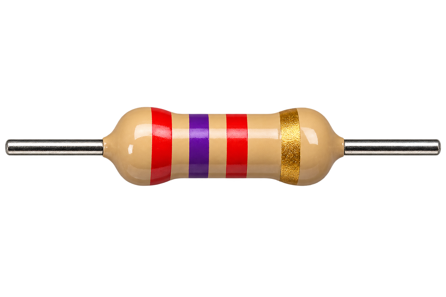 Resistor 2.7k ohms 0.25 watt ±5٪ dip