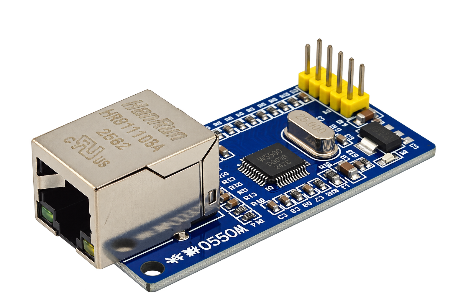 ماژول شبکه Ethernet W5500 با رابط SPI